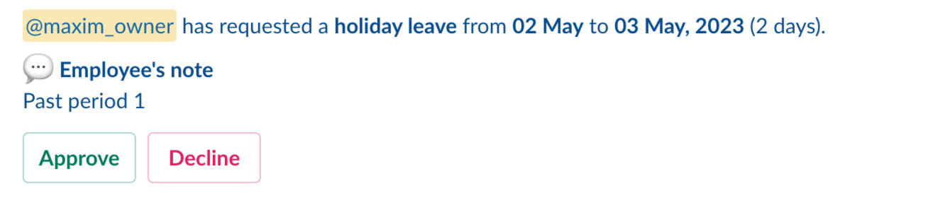 Time bot for Slack help, support and guidelines
